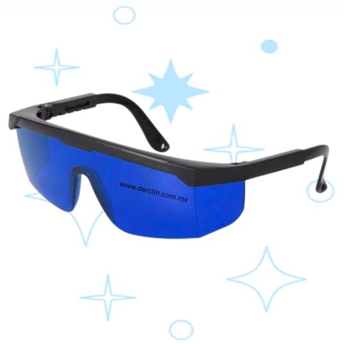 [DERCLIN] LENTES DE PROTECCIÓN LÁSER 1 PZ - Azules